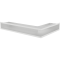 Ventilačný otvor LUFT rohový ľavý 600x400x90 mm - biely