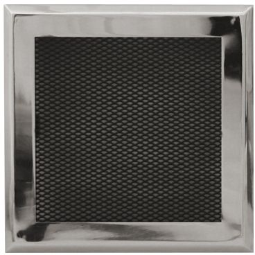 Ventilačná mriežka 16x16 cm - chróm lesklý