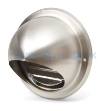 Zaústenie - sacia mriežka na fasádu guľová, nerezová - ø125 mm