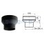 KC20 - Redukcia ø180/120 mm (v smere dymu)