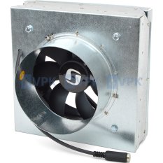 Ventilátor do mriežky Standard 17x17 cm s čidlom - ø100 mm