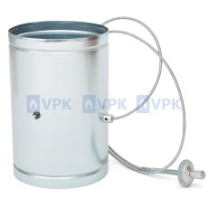 Klapka ø150 mm s těsněním - ovládání bovdenem
