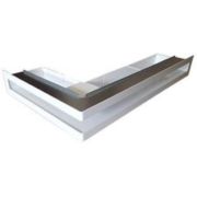 Biele - Vonkajší rozmer ventilačného otvoru (pohľadový) - 520 x 720 x 70 mm
