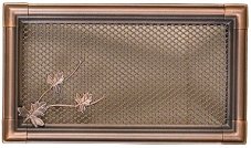 Ventilačná mriežka Retro 16x32 cm - medená patina
