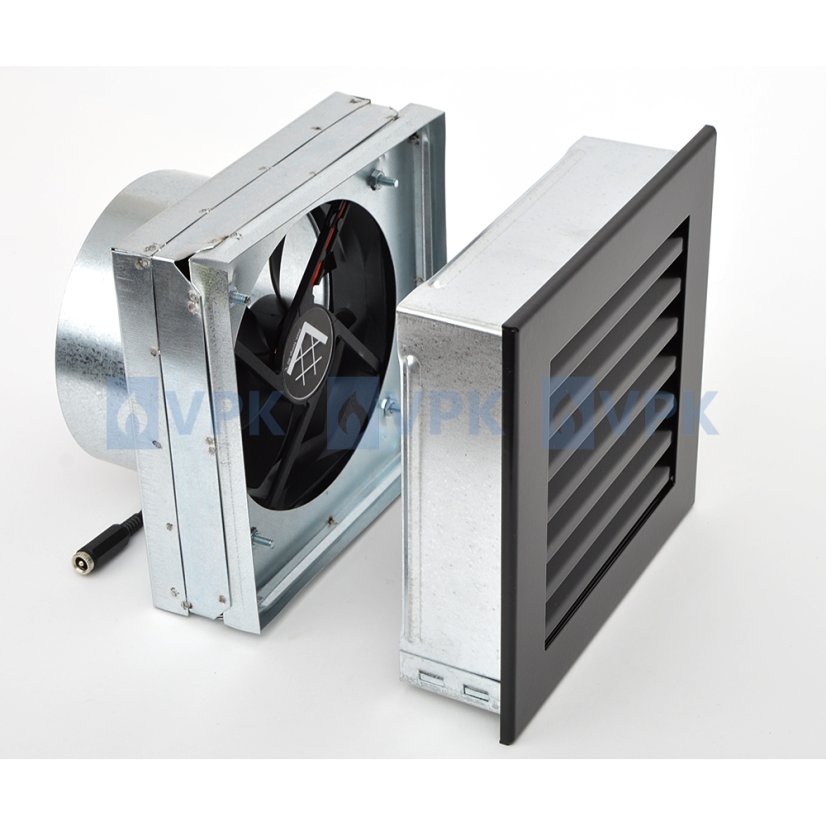 Ventilátor do mriežky Standard 17x17 cm - ø125 mm
