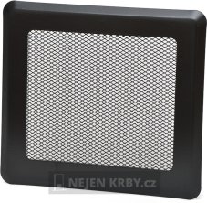 Ventilačná mriežka 175x195 mm - čierna