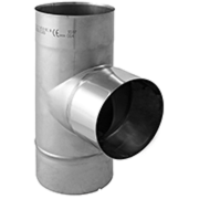 Kouřovod (nerez, plech 1 mm) ø180 mm - T - kusy