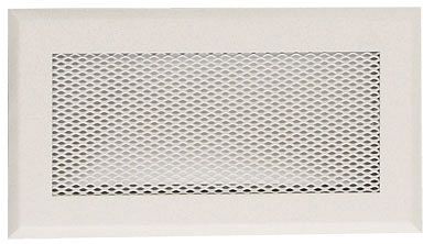 Ventilačná mriežka 10x20 cm - krémový brokát
