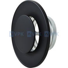 Ventilačný tanier výfukový ASV ø125 mm - čierny