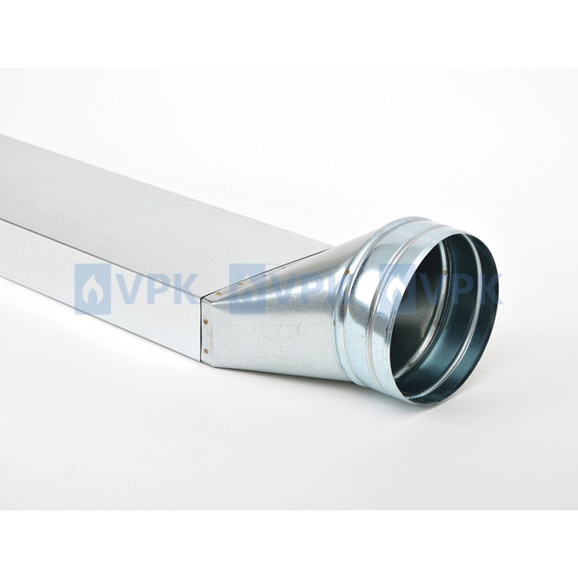 Redukcia na potrubie ø125 mm asymetrická (150x50 mm)
