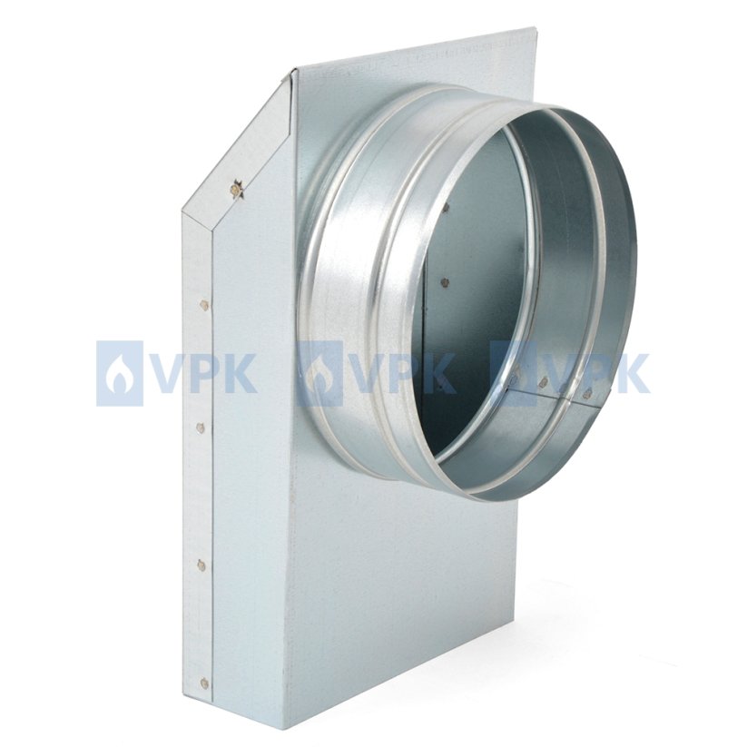 Redukcia 90° na potrubie ø150 mm (150x50 mm)