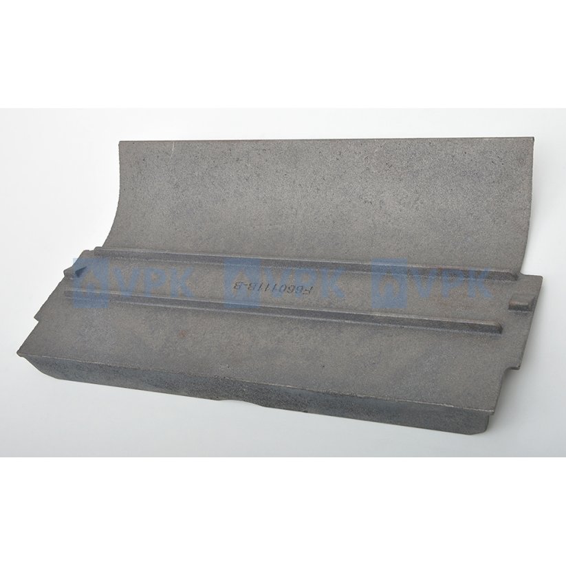 Deflektor (originální) do topeniště pro krbové vložky Uniflam, ref. 660111
