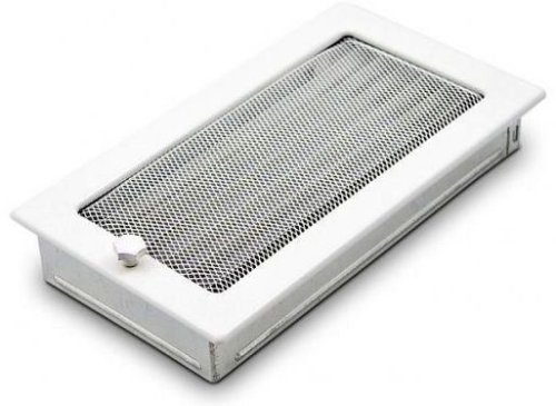 Ventilační mřížka Standard 17x30 cm s žaluzií - bílá