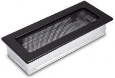 Ventilačná mriežka Standard 11x24 cm - čierna