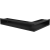 Ventilačný otvor LUFT rohový ľavý 600x400x90 mm - čierny