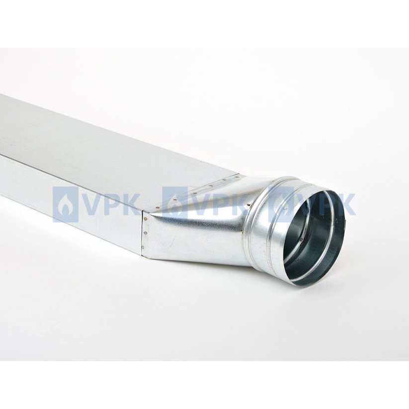 Redukcia na potrubie ø100 mm nesymetrická (150x50 mm)