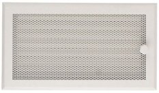 Ventilačná mriežka 16x32 cm so žalúziou - krémový brokát