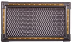 Ventilačná mriežka Exclusive 16x32 cm - grafit / mosadz patina