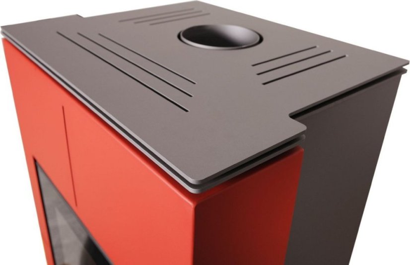 AQUAFLAM VARIO - SAPORO 11/7 kW (červená) elektronická regulácia