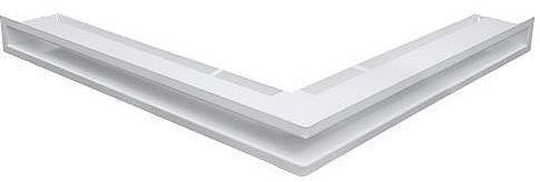 Ventilačný otvor LUFT rohový 560x560x60 mm - biely