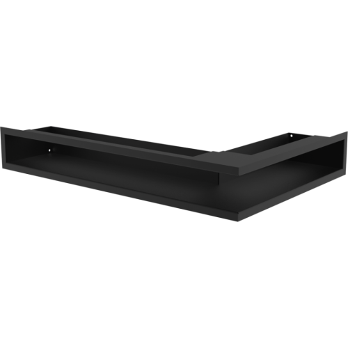 Ventilačný otvor LUFT rohový ľavý 600x400x90 mm - čierny