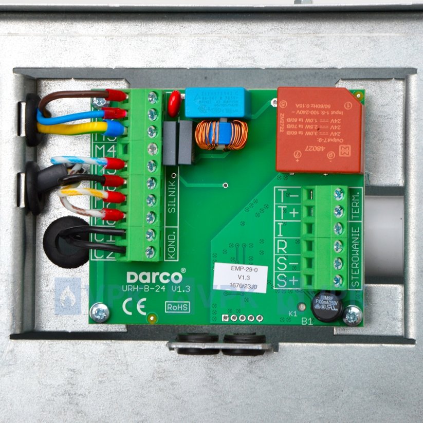 Ventilátor pre teplovzdušný rozvod Darco BANAN1-II (370 m3/h)