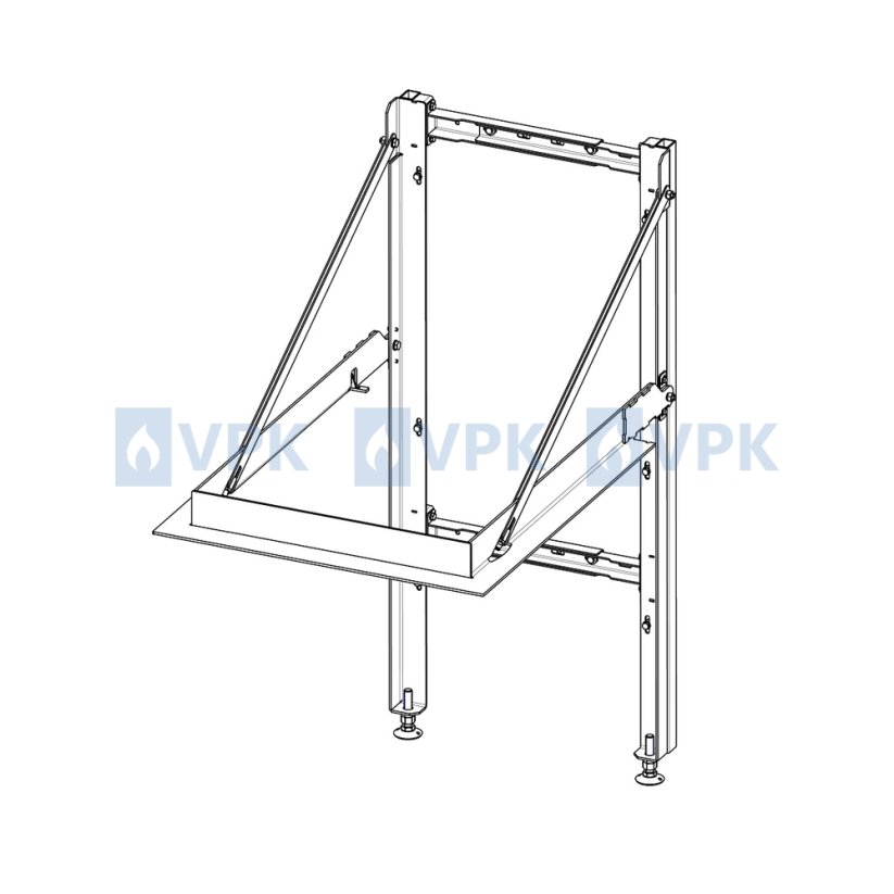Romotop - NOSNÁ KONSTRUKCE pro krbovou vložku HEAT U 3G L 50.52.70.24