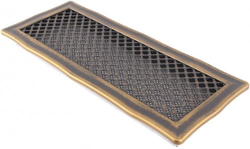 Ventilačná mriežka - DECO zlatá patina 16x45 cm