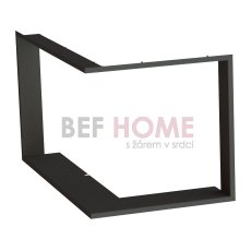 Krycí rámeček 1x90° černý BEF Aquatic WH (V) 80 CP/CL, (V) 85 CP/CL