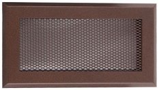 Ventilačná mriežka 10x20 cm - hnedý brokát
