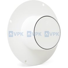 Ovládanie klapky dymovodu zápustné kruhové - biele