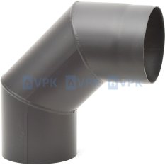 KA20 - Koleno dymovodu 90° / ø150 mm - pevné - antracit