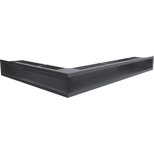 Ventilační otvor LUFT rohový pravý 547x766x90 mm grafit