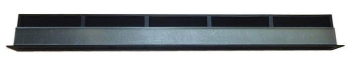 Ventlab V-Open - ventilačný otvor rovný 900x70 mm - čierny